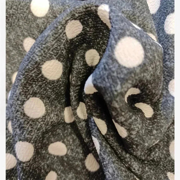 Vamp By Laura Blue  White Polka Dot Short Sleeve Mini Dress Size Large - Picture 7 of 7